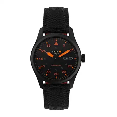 Seiko 5 Sports Herrenuhr Automatik Schwarz SRPH33K1