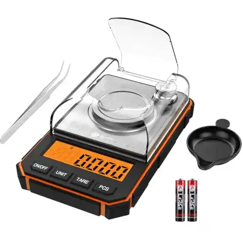 Feinwaage Brifit 0,001g – Digitale Taschenwaage bis 50g