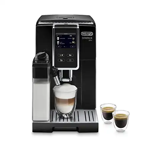 Kaffeevollautomat De’Longhi Dinamica Plus ECAM 370.70.B mit Milchbehälter