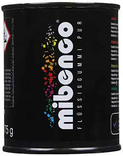 Flüssiggummi Mibenco 72819005 PUR, 175 g, Schwarz glänzend Schutz und Isolation