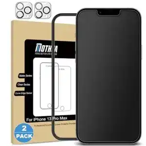 Mothca Panzerglas für iPhone 13 Pro – 2 Stück matte Schutzfolie