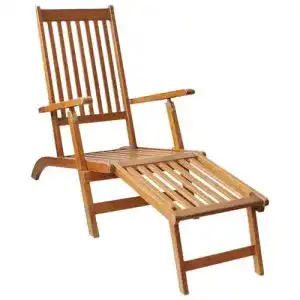 Deckchair vidaXL aus Akazie – Liegestuhl und Sonnenliege