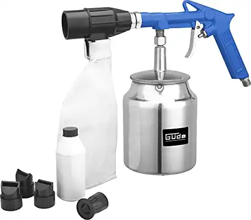 Sandstrahlpistole Güde 40046 DL mit Rückgewinnung 750ml