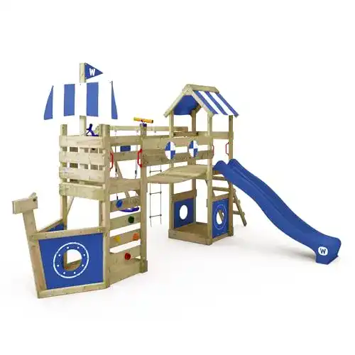 Spielturm Wickey Klettergerüst StormFlyer mit Schaukel und Rutsche