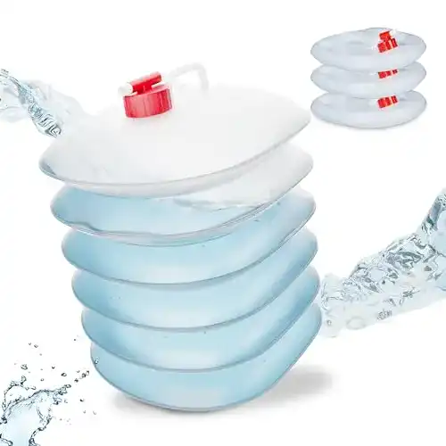Faltkanister Relaxdays 4er Set, 10 Liter, faltbare Wasserkanister