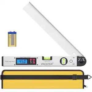 Digitaler Winkelmesser Proster mit Wasserwaage und LCD-Anzeige