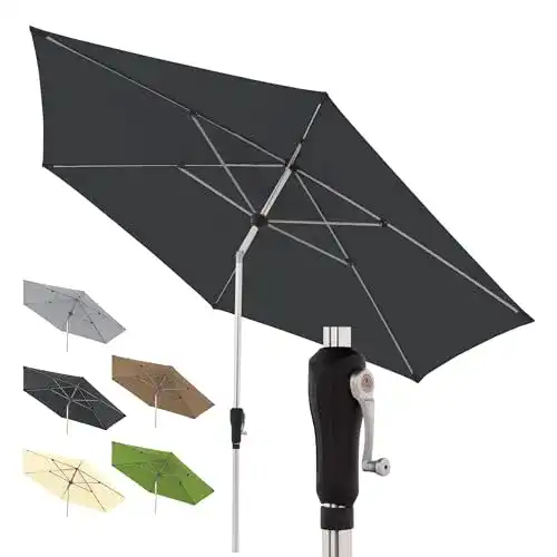 Ampelschirm Doppler Aluminium SL-AZ 330 für Balkon und Terrasse
