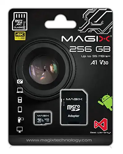 Magix MicroSD Speicherkarte 256GB SDXC 4K Series Klasse 10 V30