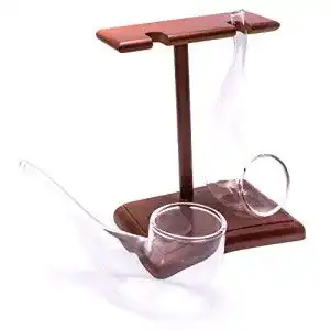 Cognacgläser Ckb Ltd Brandy Pipe Sipping Glasses Set mit Holzständer