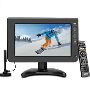 Tragbarer Fernseher Zoshing mit DVB-T2 Tuner und 10,1 Zoll Bildschirm