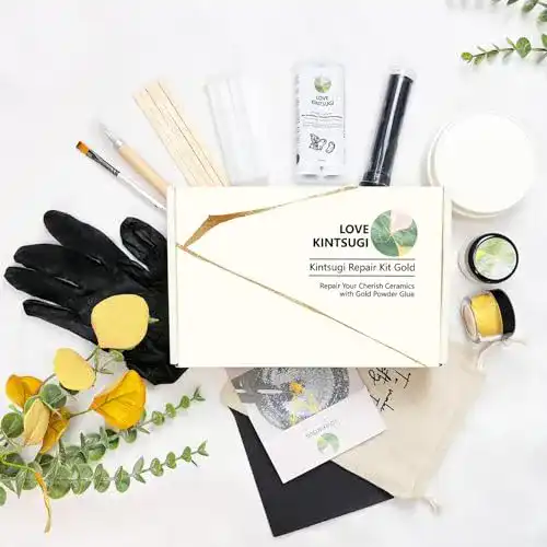 Kintsugi Set LAMXIN Bio Kintsugi Reparaturset für Geschirr