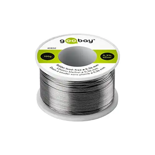 Lötzinn goobay 40850 bleifrei 0,56mm Lötdraht mit Flussmittel