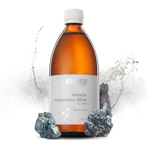 Kolloidales Silber Vitabay 50 ppm – 500 ml Silberwasser