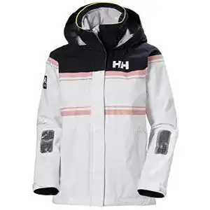 Segeljacke für Damen von Helly Hansen, Modell Saltro in Weiß, Größe L
