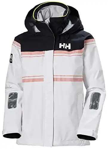 Segeljacke für Damen von Helly Hansen, Modell Saltro in Weiß, Größe L
