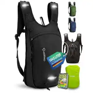 Fahrradrucksack 10 Liter SASMO mit Thermofach und Helmnetz