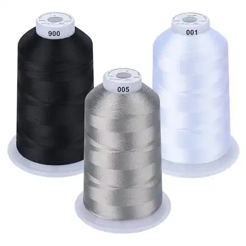 Maschinenstickgarn Simthread 5000m Spulen Set aus Polyester
