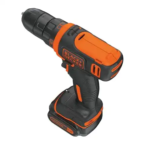 Black+Decker Akkuschrauber Li-Ion 10.8V mit LED-Arbeitslicht