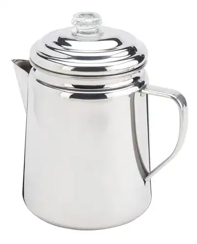 Coleman Edelstahl Perkolator für 12 Tassen Kaffee