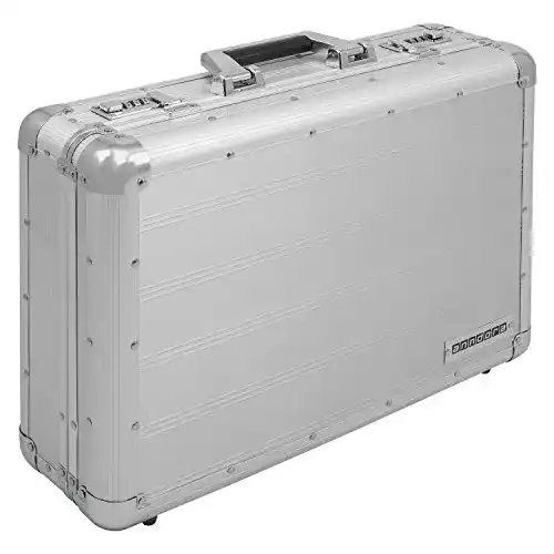 Aktenkoffer Anndora Aluminium Attaché Koffer in Silber