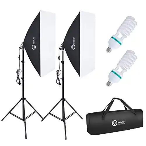 Fotostudio-Set OMBAR Softbox-System 50×70 cm für professionelle Fotografie