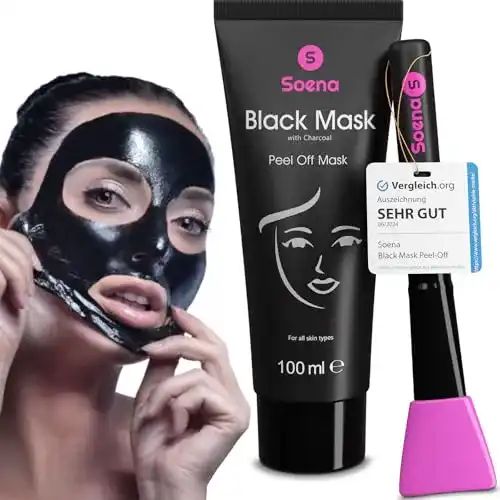 Peel-off-Maske Soena Black Mask – 100 ml Tube