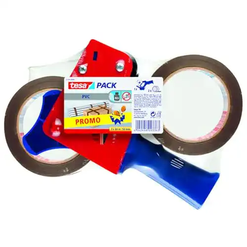 Packbandabroller Set mit tesa pack Extra Strong und Handabroller