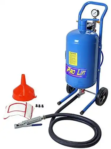Mobiles Sandstrahlgerät Pro-Lift Werkzeuge 17l mit Schlauch und Pistole