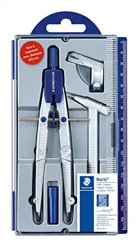 Zirkel Staedtler Noris Club 550 02 mit Schnellverstellung und Zubehör