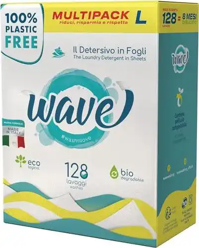 Waschmittel-Blätter Wave Washing Classic – Plastikfrei und biologisch abbaubar