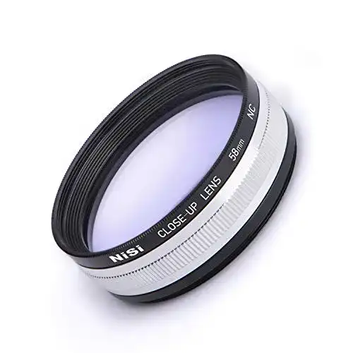 Makrolinse NiSi 58mm Close Up Lens Filter Kit mit Adapterringen und Zubehör