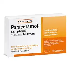 Paracetamol Ratiopharm 1000 mg Tabletten – Schmerz- und Fiebermittel