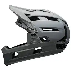 Bell Fahrradhelm Unisex-Adult Super Air in Matt/Gloss Gray, Größe 55-59