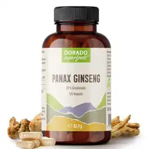 Ginseng Kapseln von Dorado Superfoods – Koreanischer Panax Ginseng
