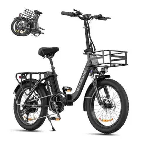 Engwe E-Bike Klapprad mit 20 Zoll Fat Tire und 15.6Ah Akku