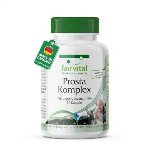Prostata Kapseln von Fairvital, Prosta Komplex, vegan und hochdosiert