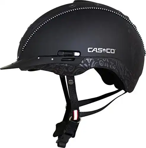 Casco Reithelm Mistrall 2 schwarz/floral S/M für Damen und Herren