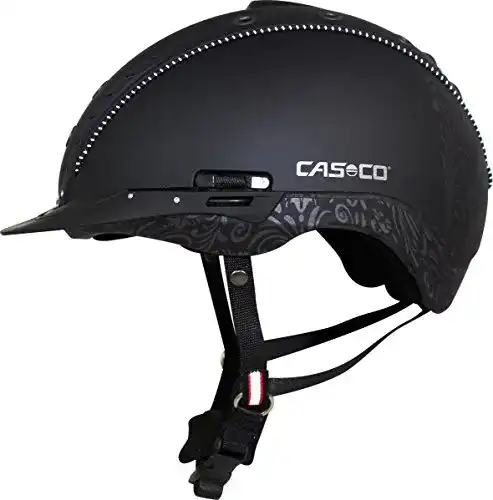 Casco Reithelm Mistrall 2 schwarz/floral S/M für Damen und Herren