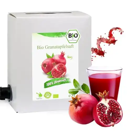 Granatapfelsaft GutFood, 3 Liter Bio Granatapfel Saft