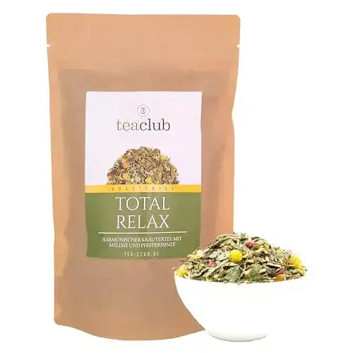 Kräutertee TeaClub Total Relax lose, 100g, basischer Kräutertee