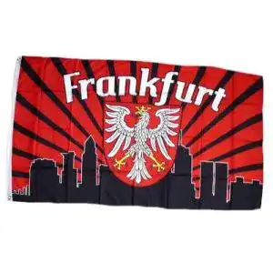 Eintracht Frankfurt Fahne von Fahnenmax in 90 x 150 cm