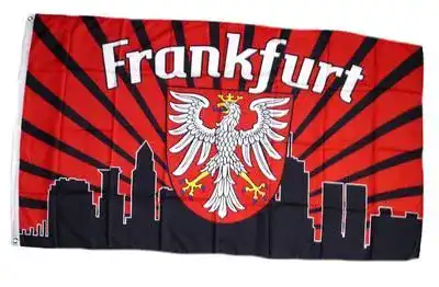 Eintracht Frankfurt Fahne von Fahnenmax in 90 x 150 cm