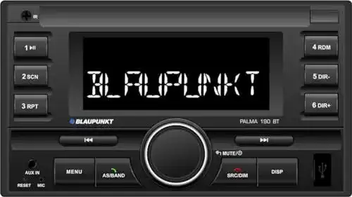 Blaupunkt Autoradio Palma 190 mit 2-DIN Format und Bluetooth