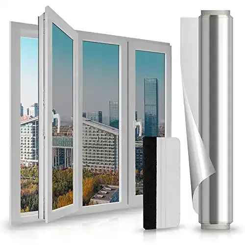 Sonnenschutzfolie LULUETPUE Spiegelfolie selbstklebend für Fenster