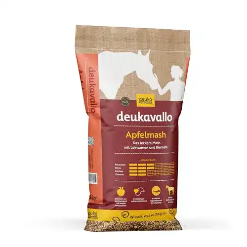 Deukavallo Apfelmash 15 kg für Pferde Hochwertiges Mashfutter