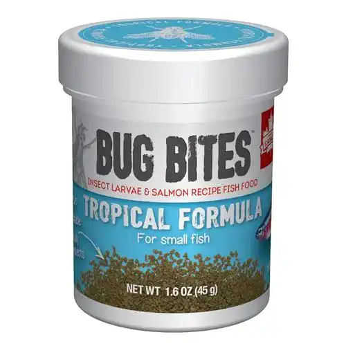 Fluval Bug Bites Tropical Mikrogranulat Fischfutter mit Insektenmehl