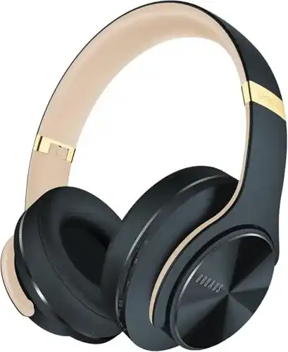 DOQAUS Bluetooth Over-Ear Kopfhörer mit 90 Stunden Spielzeit
