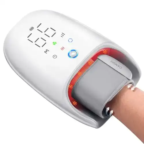 Handmassagegerät mit Kompressionsfunktion und Roll-Knetmassage