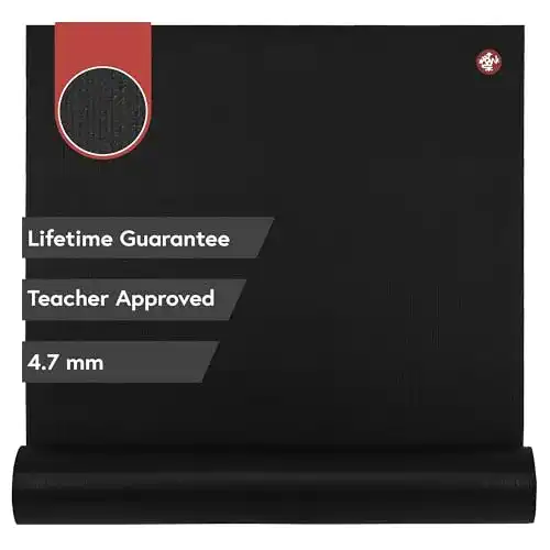 Manduka Prolite Yogamatte für Yoga und Pilates, unisex, schwarz, 200 cm
