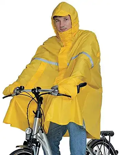 Hock Regenponcho für Erwachsene in Signalgelb, Größe XXL